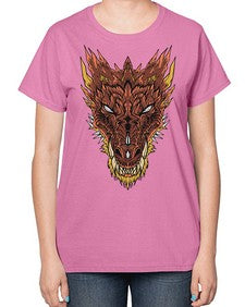 dragon 176# - dragon-  Ladies T-Shirt