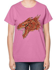 dragon 184# - dragon-  Ladies T-Shirt