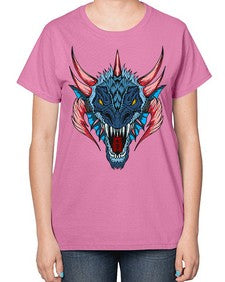 dragon 193# - dragon-  Ladies T-Shirt