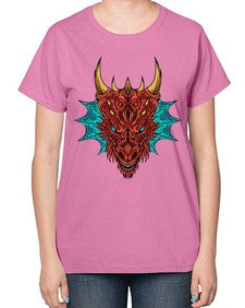 dragon 195# - dragon-  Ladies T-Shirt