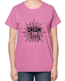dream big 101# - unicorn-  Ladies T-Shirt