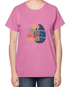 egg stra special teacher Style 135# - teacher-  Ladies T-Shirt