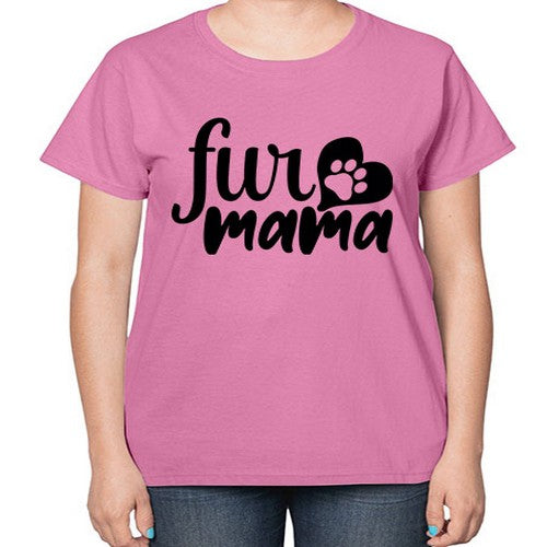 fur mama Style 89# - dogs-  Ladies T-Shirt
