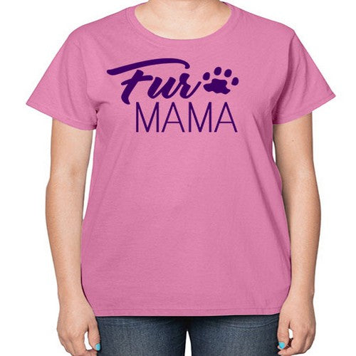 fur mama - dogs-  Ladies T-Shirt