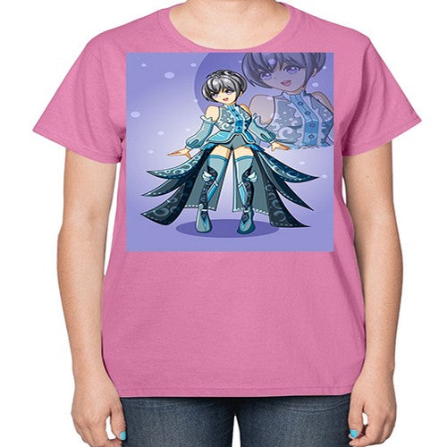 game of beautiful girl140# - anime-  Ladies T-Shirt