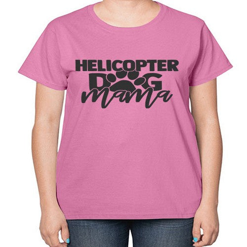 helicopterdogmama 149# - dogs-  Ladies T-Shirt