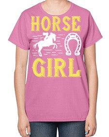 horse girl Style 51# - horse-  Ladies T-Shirt