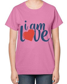 i am love Style 102# - motivation-  Ladies T-Shirt