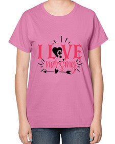 i love nursing Style Style 900# - nurse-  Ladies T-Shirt