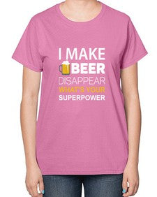 i make beer 1145# - beer-  Ladies T-Shirt