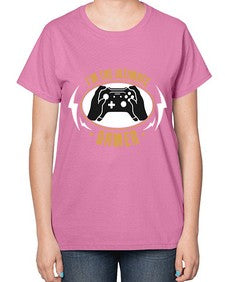im the ultimate gamer 122# - video games-  Ladies T-Shirt