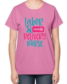 labor belivery nurse Style Style 1035# - nurse-  Ladies T-Shirt