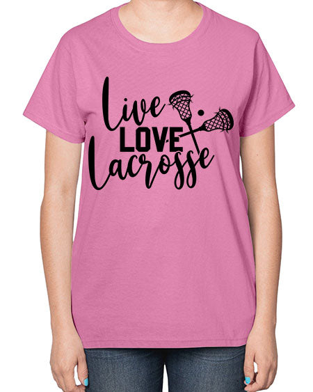 live.love 11# - lacrosse-  Ladies T-Shirt