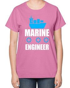marine engineer 1086# - engineer-  Ladies T-Shirt