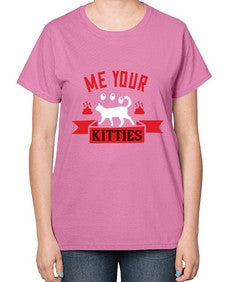 me your kitties Style 68# - cats-  Ladies T-Shirt