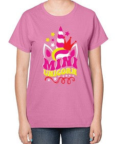 mini unicorn 307# - unicorn-  Ladies T-Shirt