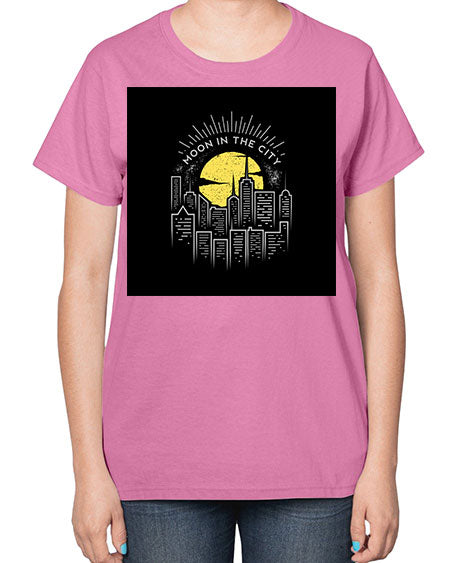 mooninthecity 2# - moon-  Ladies T-Shirt