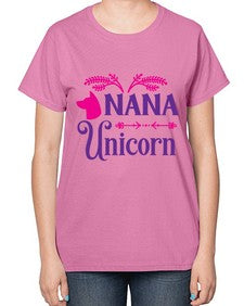 nana unicorn 331# - unicorn-  Ladies T-Shirt