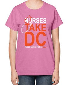 nurse take dc 1198# - nurse-  Ladies T-Shirt