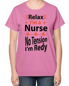 nurse tshirt 1210# - nurse-  Ladies T-Shirt