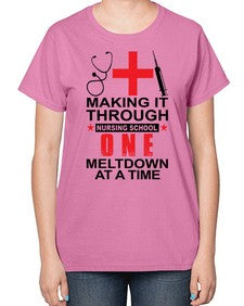 nurse tshirt png 1221# - nurse-  Ladies T-Shirt