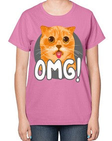 omg 968# - art pop art-  Ladies T-Shirt