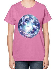 pisces 348# - pisces-  Ladies T-Shirt