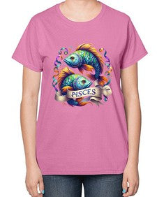 pisces 361# - pisces-  Ladies T-Shirt
