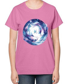 pisces 363# - pisces-  Ladies T-Shirt