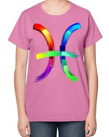 pisces 370# - pisces-  Ladies T-Shirt