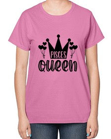 pisces queen 377# - pisces-  Ladies T-Shirt