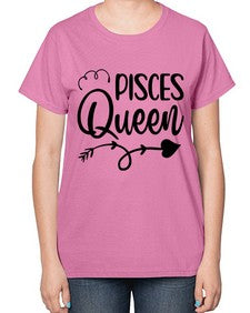 pisces queen 379# - pisces-  Ladies T-Shirt