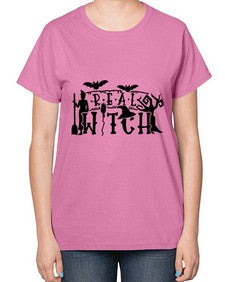 real witch 29# - witch-  Ladies T-Shirt