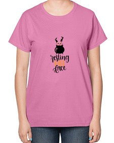resting witch face 23# - witch-  Ladies T-Shirt