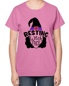 resting witch face 27# - witch-  Ladies T-Shirt