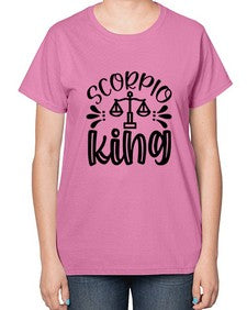 scorpio king 444# - scorpio-  Ladies T-Shirt