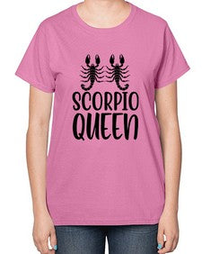 scorpio queen 446# - scorpio-  Ladies T-Shirt