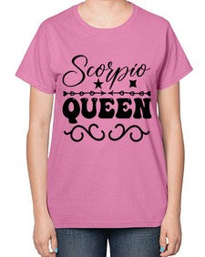 scorpio queen 447# - scorpio-  Ladies T-Shirt
