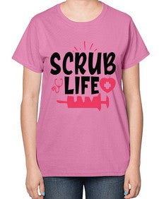 scrub life Style 1381# - nurse-  Ladies T-Shirt