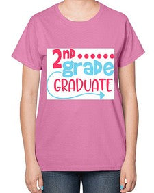 secondgradegrad 839# - second grade-  Ladies T-Shirt