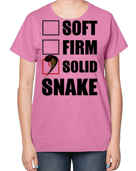 solid snake - snake-  Ladies T-Shirt
