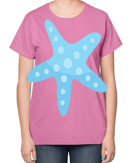 starfish 2# - shark-fish-  Ladies T-Shirt