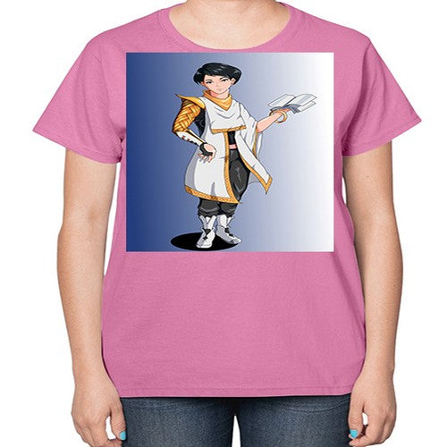 the book master 58# - anime-  Ladies T-Shirt