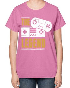 the legend 156# - video games-  Ladies T-Shirt