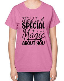there is a special magic about you 435# - unicorn-  Ladies T-Shirt
