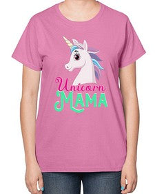 unicorn mama 471# - unicorn-  Ladies T-Shirt