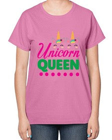 unicorn queen 481# - unicorn-  Ladies T-Shirt