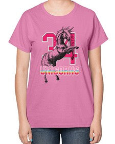 unicorns 517# - unicorn-  Ladies T-Shirt