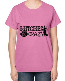 witches be crazy 11# - witch-  Ladies T-Shirt