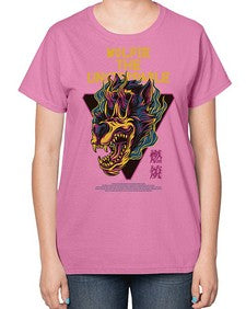 wolfie the unstoppable lvrw 1251# - art pop art-  Ladies T-Shirt